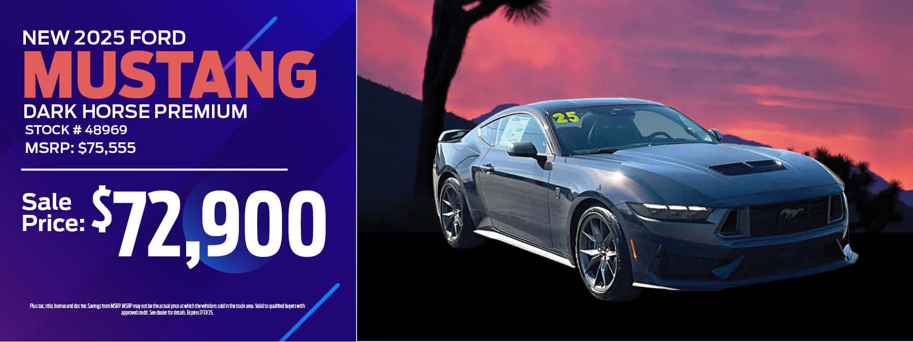 2025 Ford Mustang Offer | StateWide Ford