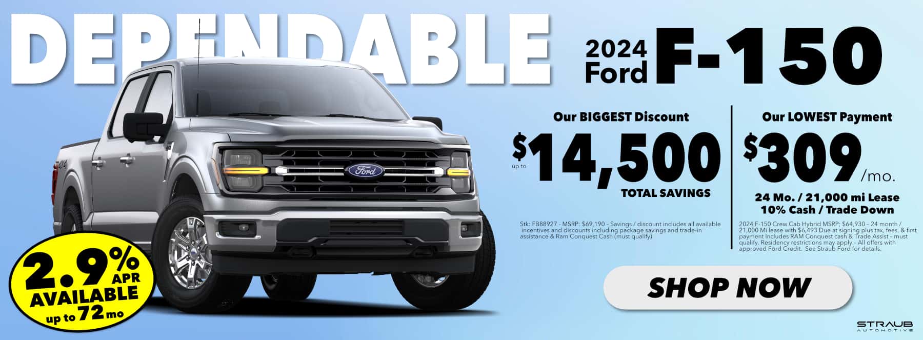 24 F150 Discount &#8211; Lease Feb 25