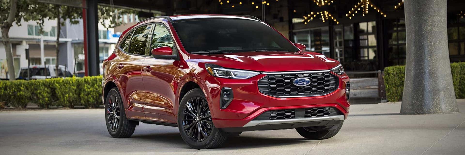 red 2025 ford escape parked outside