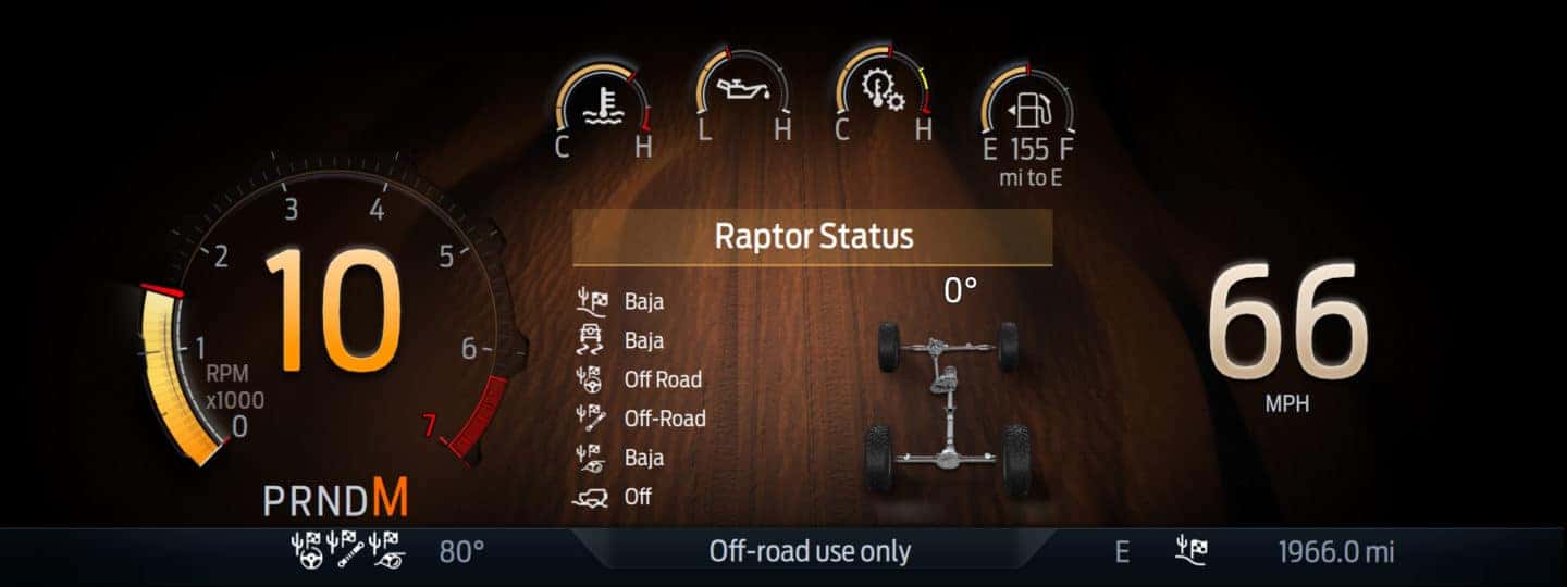 Video Game Designed Digital Display Unveiled for the Ford Raptor ...