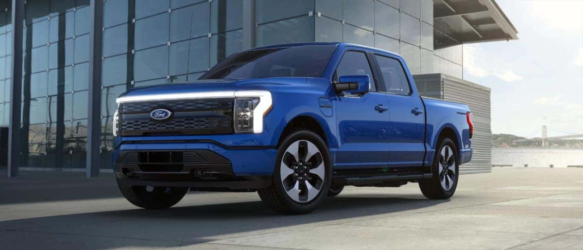 Sunrise Ford F-150 Lightning Blue Exterior