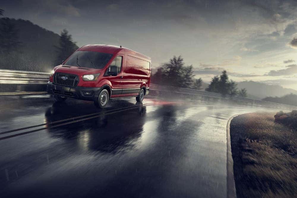 Red Ford Transit 350 Cargo Van 2024 Sunrise Ford
