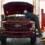Rapid Red Metallic Ford Truck Maintenance 2025