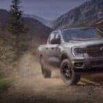 Carbonized Gray Metallic Ford Ranger 2025 off-roading