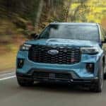 Vapor Blue Metallic Ford Explorer ST 2025