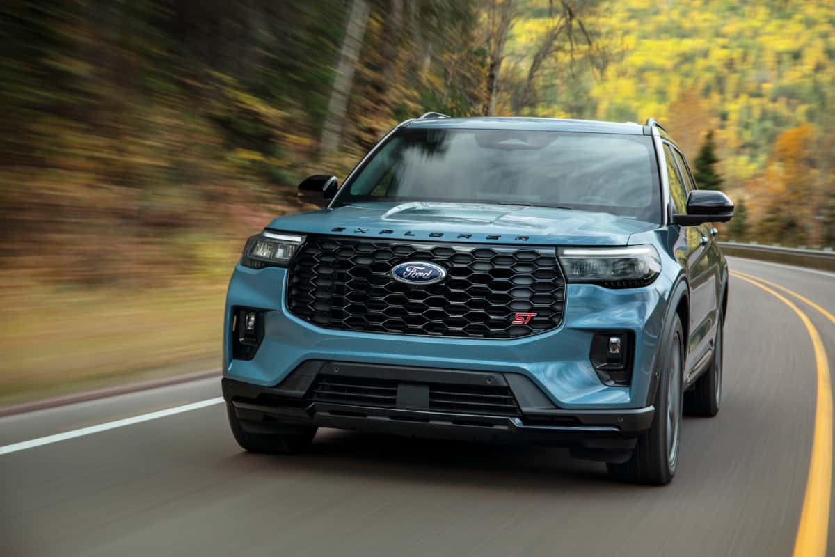 Vapor Blue Metallic Ford Explorer ST 2025