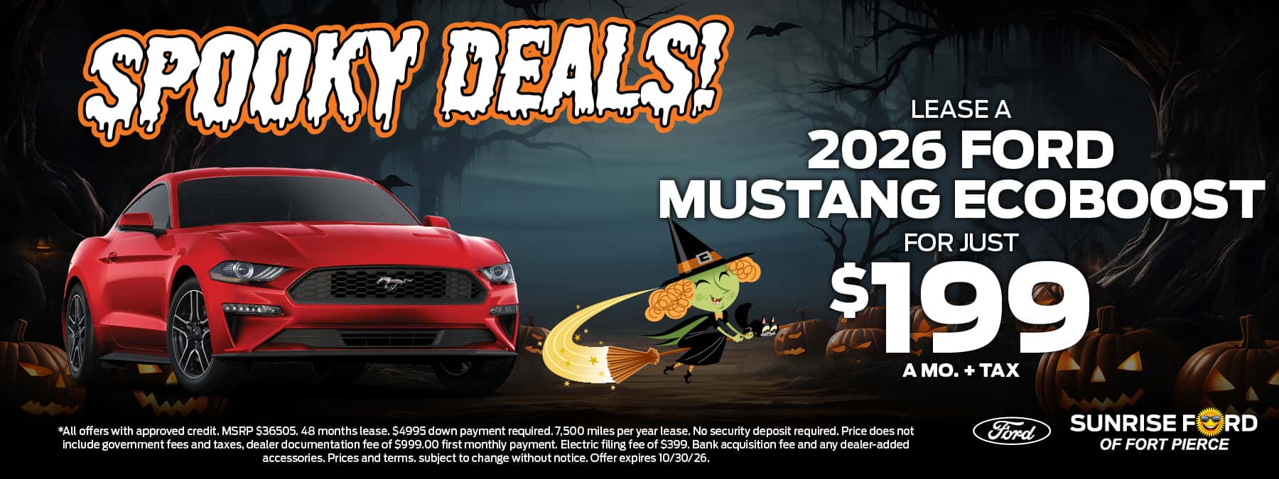 Sunrise Ford October Specials