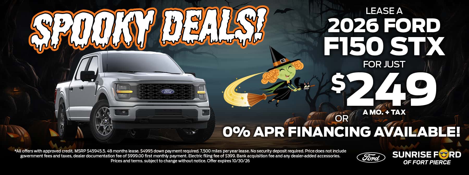 Sunrise Ford October Specials