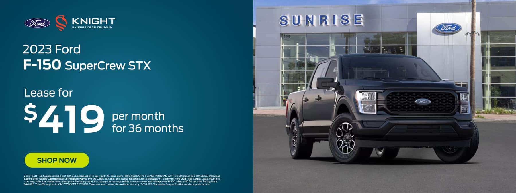 2023 Ford F150 super crew STX