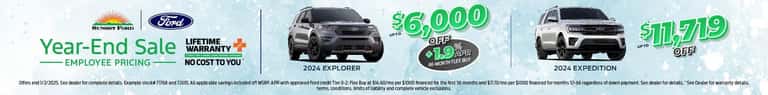2024 Explorer and Expedition December offers