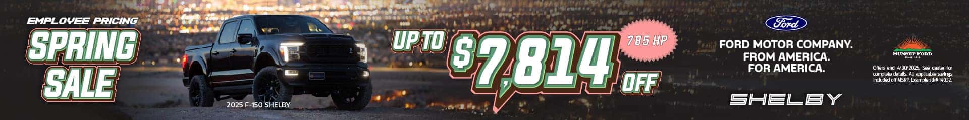 F-150 Shelby April offer