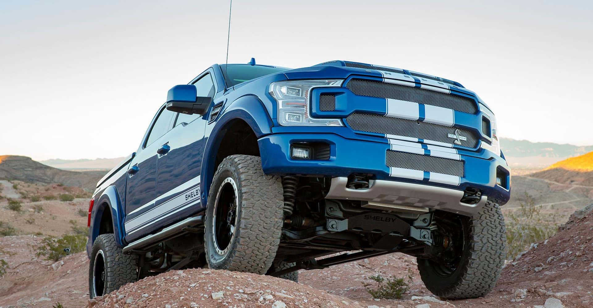 2025 Shelby F 150 driving in mountains