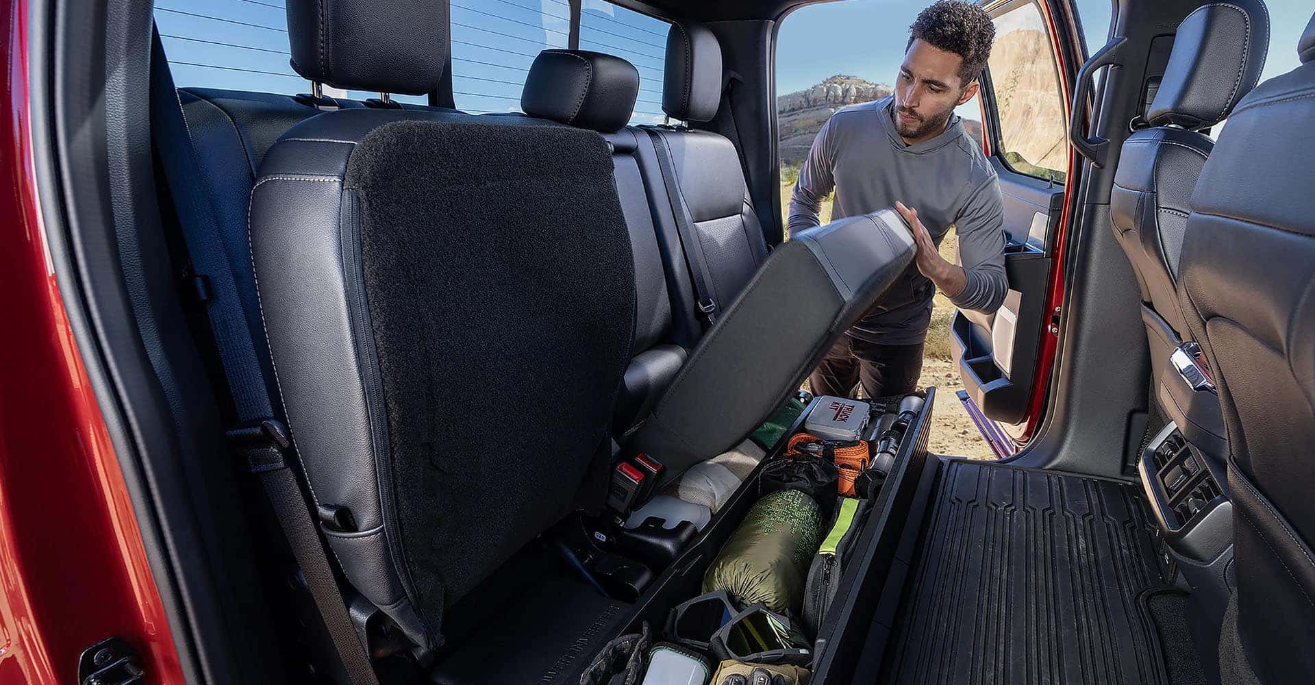 Ford F 150 with cargo seats