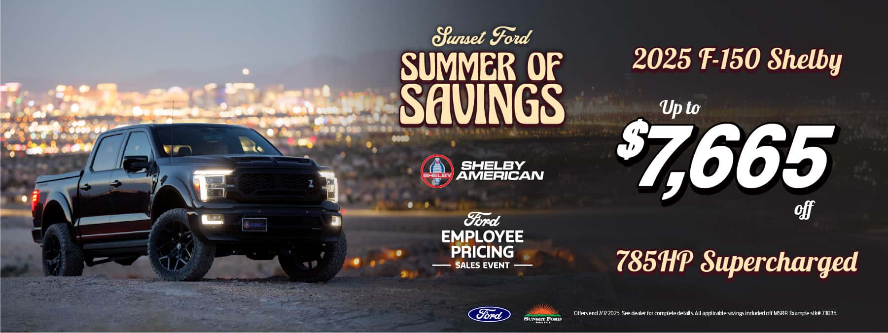 2025 F-150 Shelby June offer