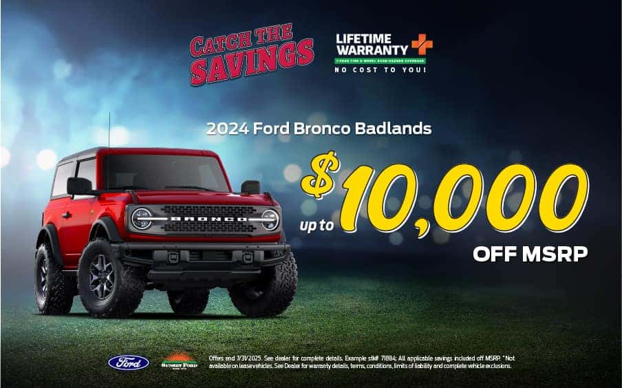 2024 Bronco Bradlands July offer