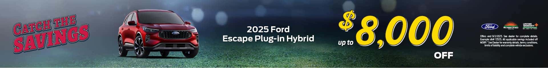 2025 Escape Plug-in Hybrid August