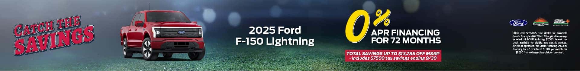2025 F-150 Lightning August offer