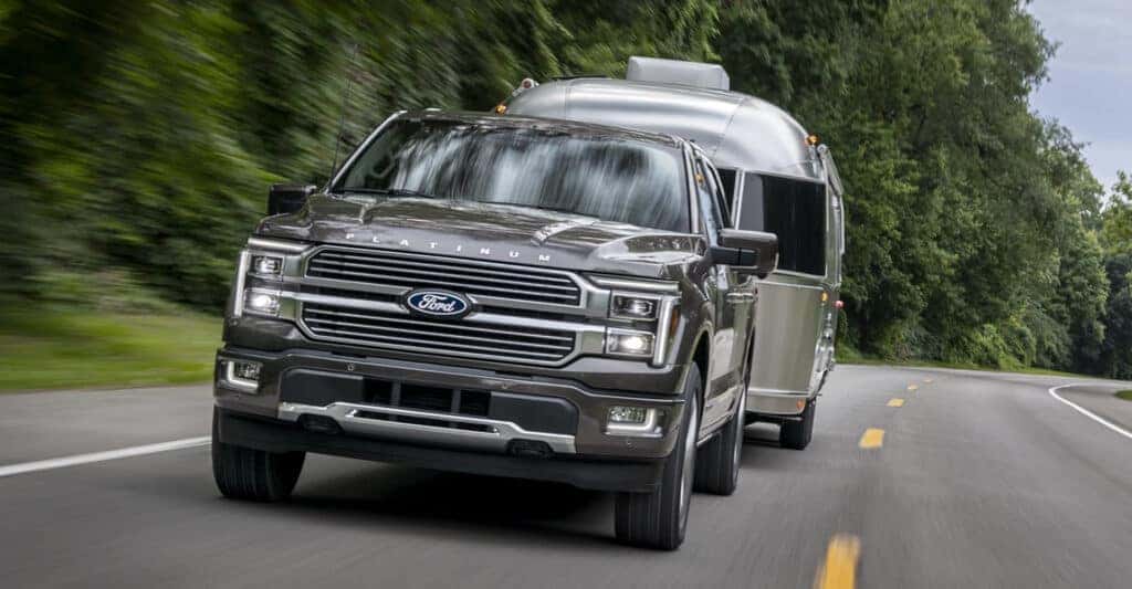 2025 Ford F150 carrying camper