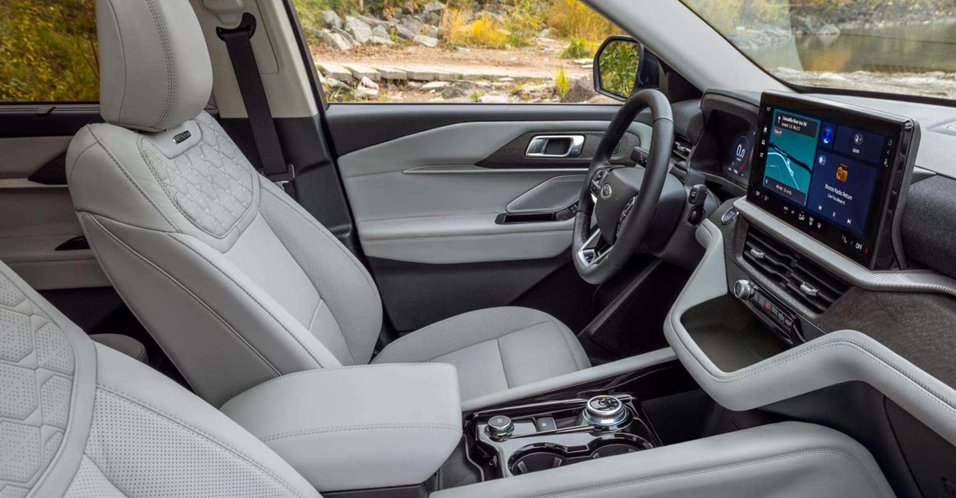 2026 Ford Explorer white leather