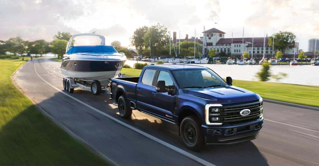 2026-Ford-Super-Duty-hauling-boat