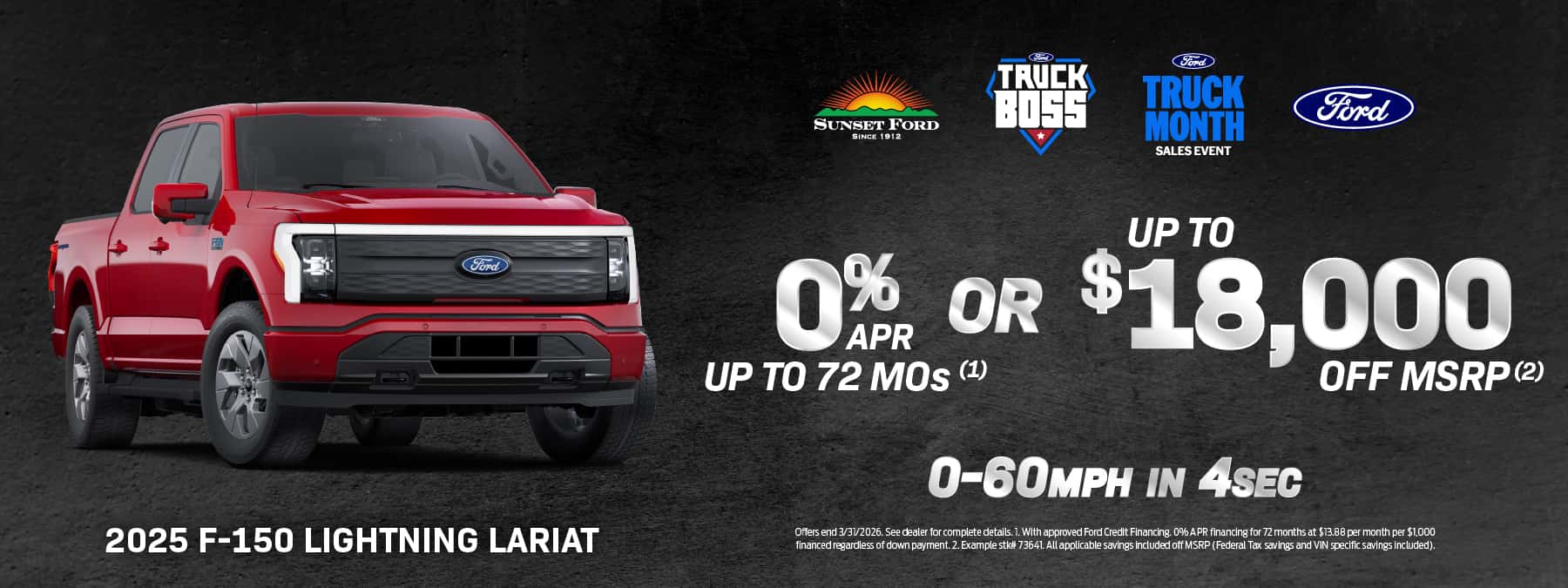 2025 F-150 Lightning March offer