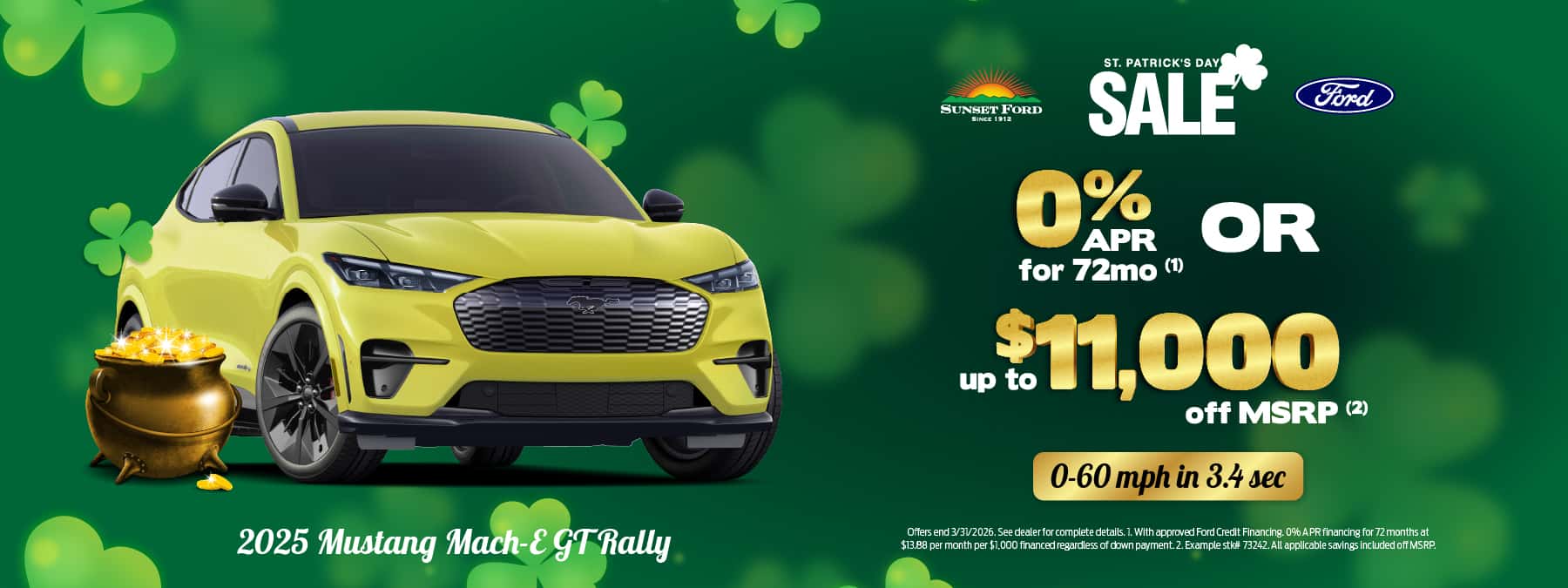 2025 Mustang Mach-E March offer