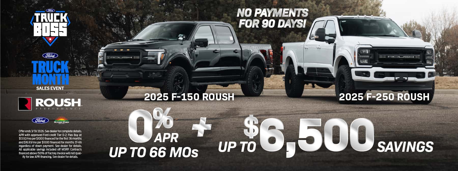 Roush March offers