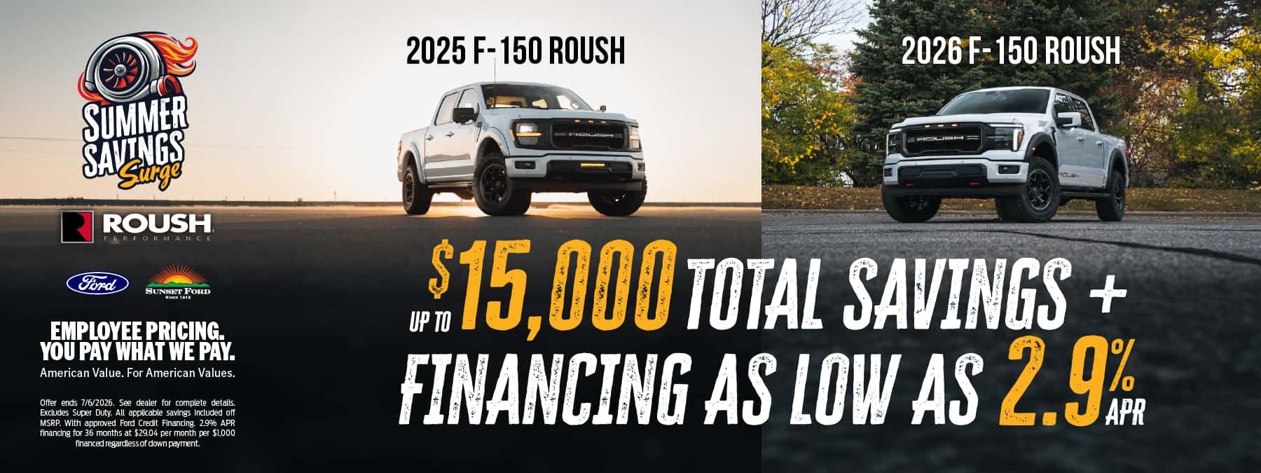 Roush June 2026 offer