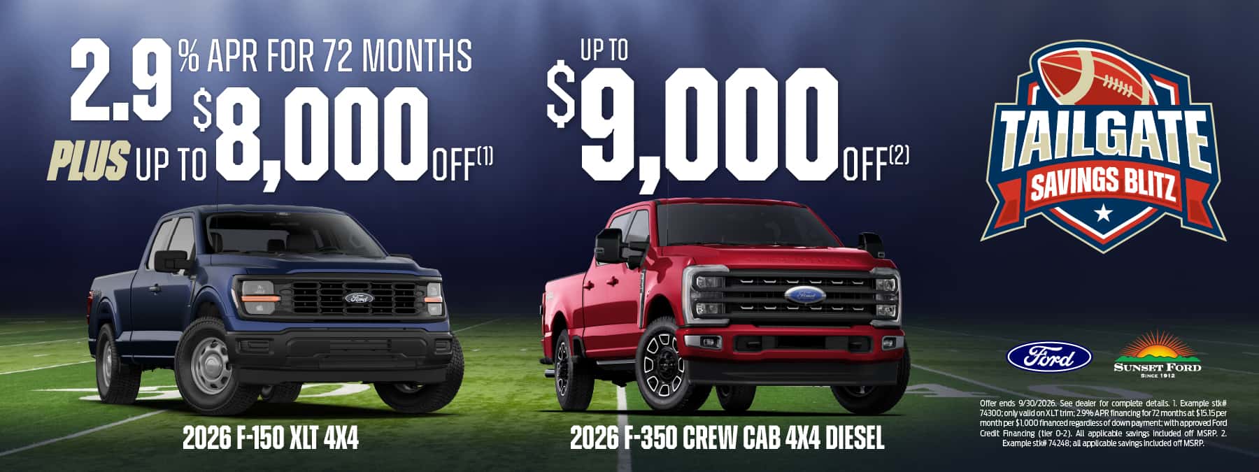 Truck September offers
