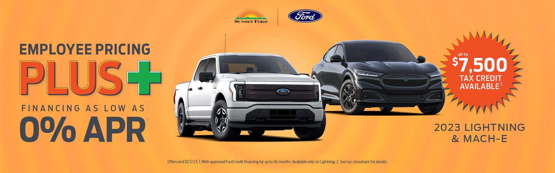 2023 Lightning and Mach-E September offer