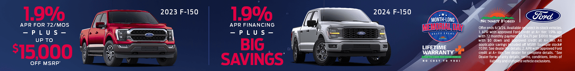 F-150 May offer