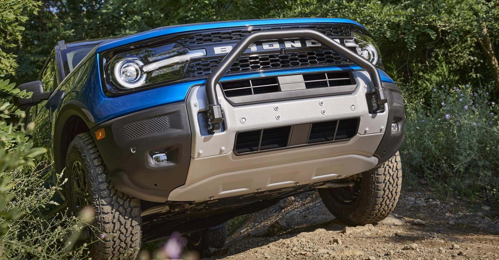 2025 Ford Bronco Sport driving off road on hill