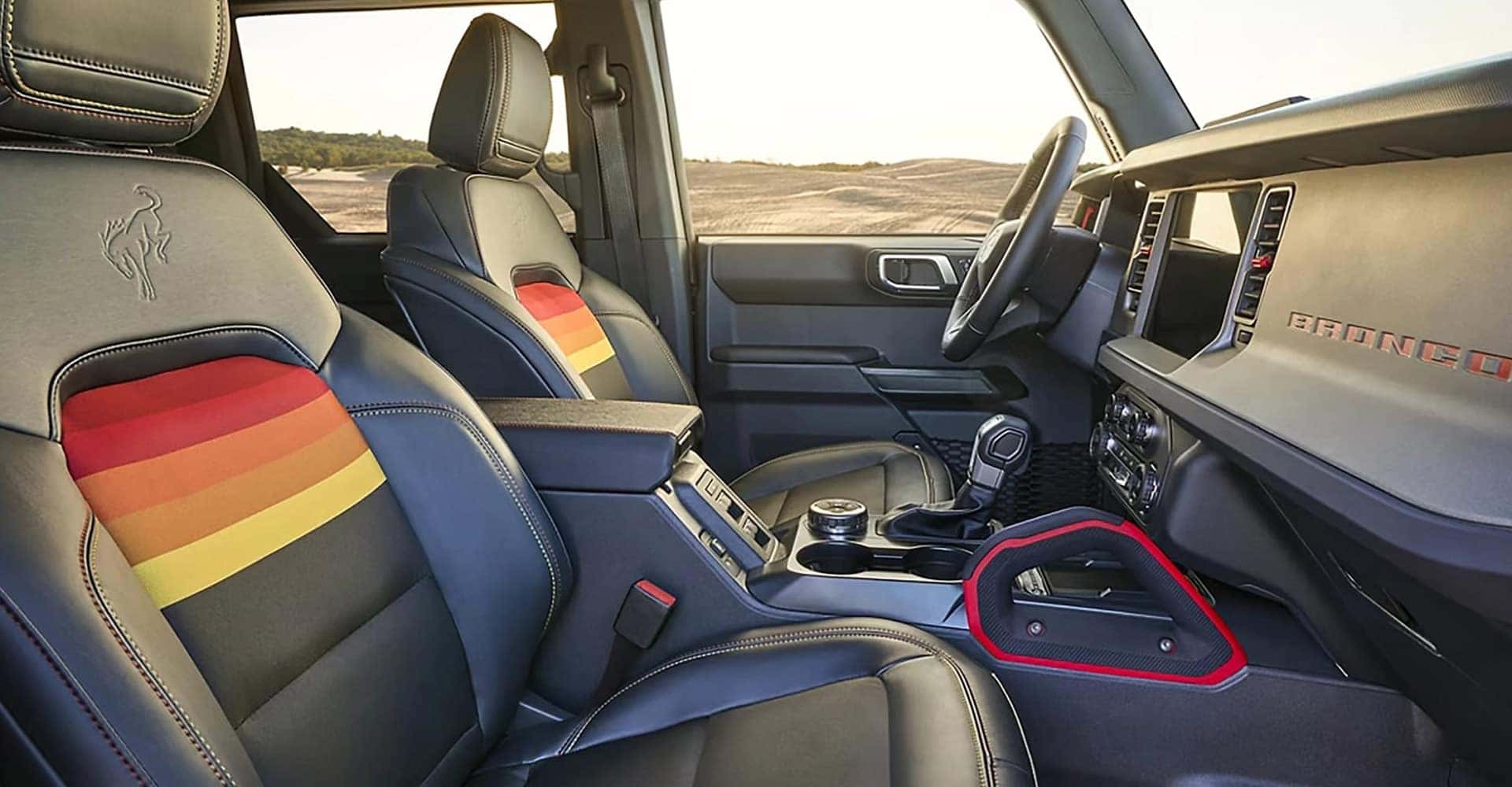2025 Ford Bronco interior front seats