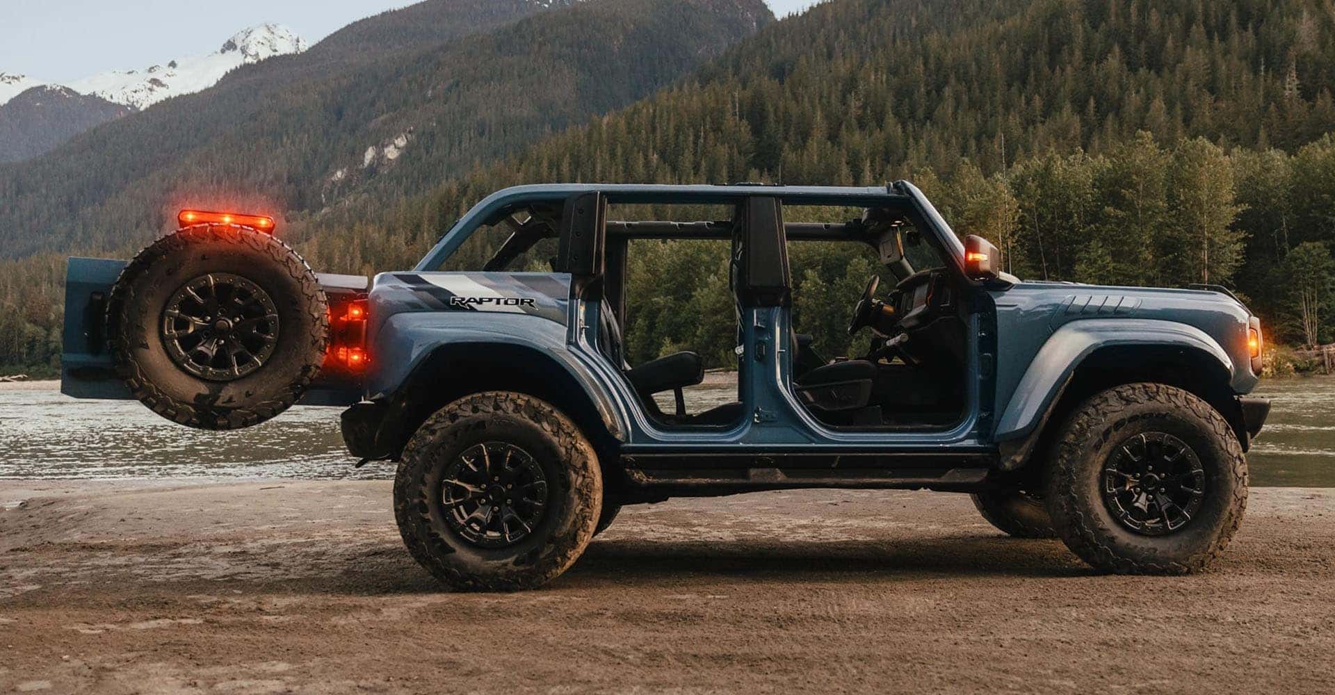 2025 Ford Bronco With Rear Door Panel Open