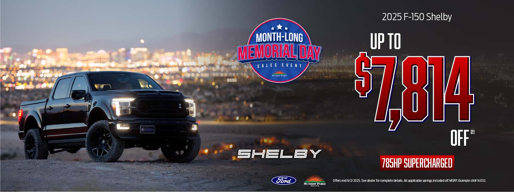 2025 F-150 Shelby May offer