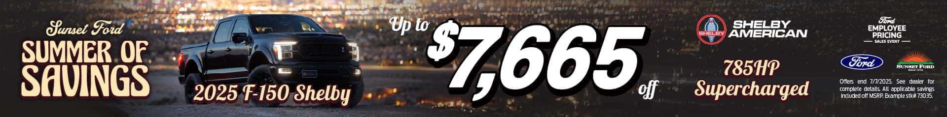 2025 F-150 Shelby June offer