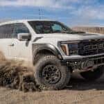 2025 Ford F-150 kicking up dirt