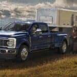 2026 Ford Super Duty hauling horse trailer