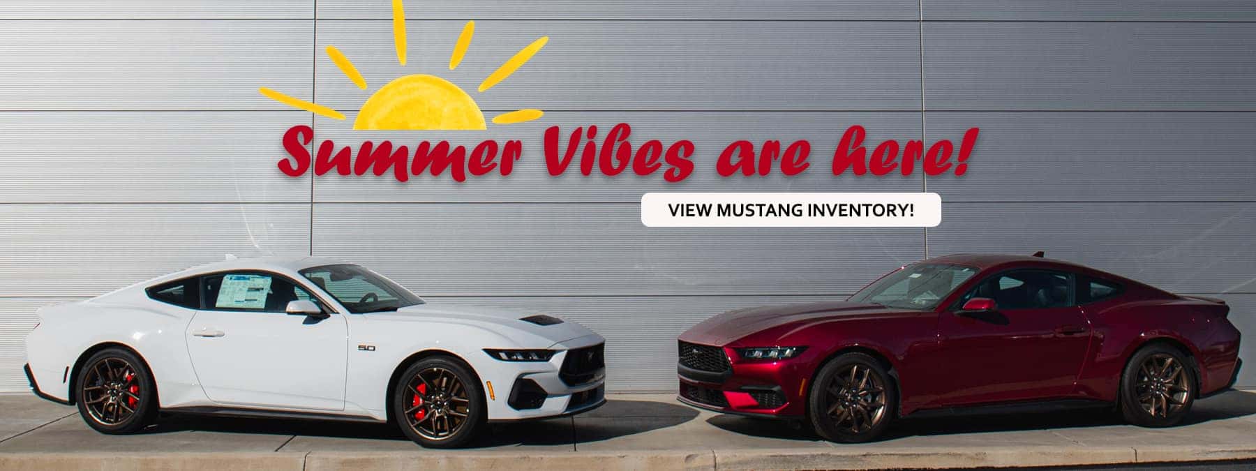 Stop in and see our new Mustang inventory!