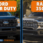 2026 Ford Super Duty vs 2026 Ram 3500 side-by-side comparison