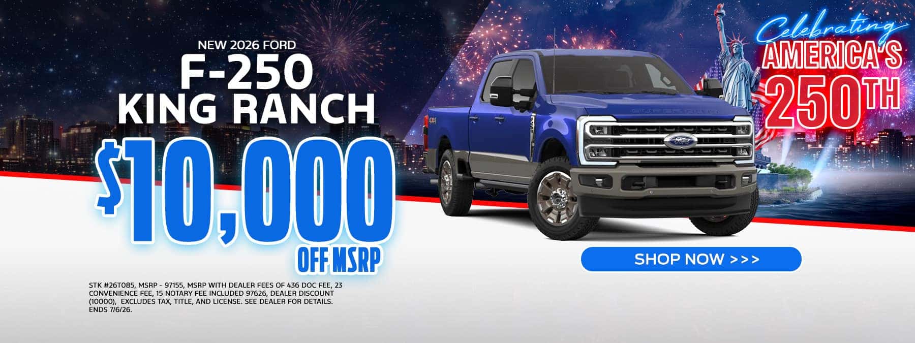 2026 Super duty $10000 off the MSRP