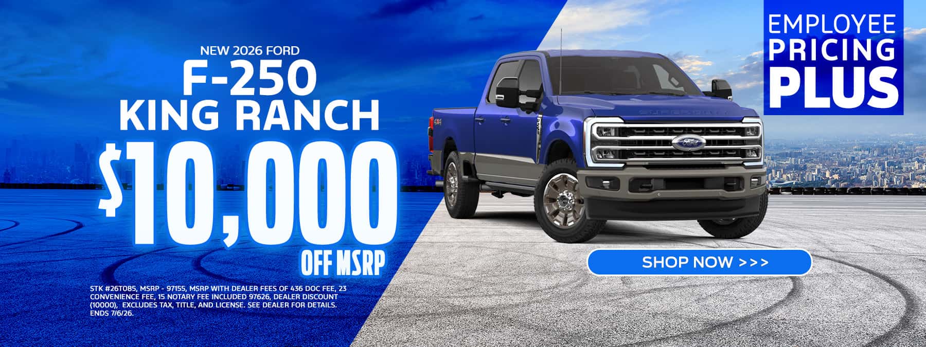 2026 Super duty $10000 off the MSRP