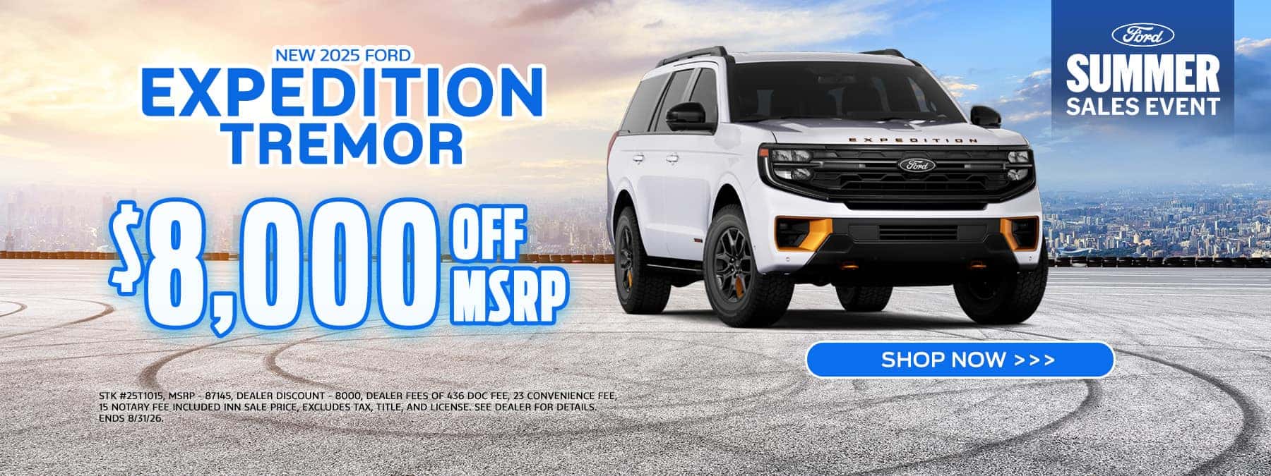2025 Expedition $8000 off MSRP