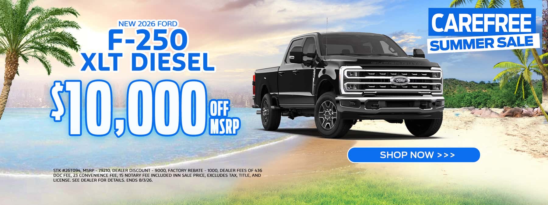 2026 F-250 XLT DIESEL: $10000 off MSRP