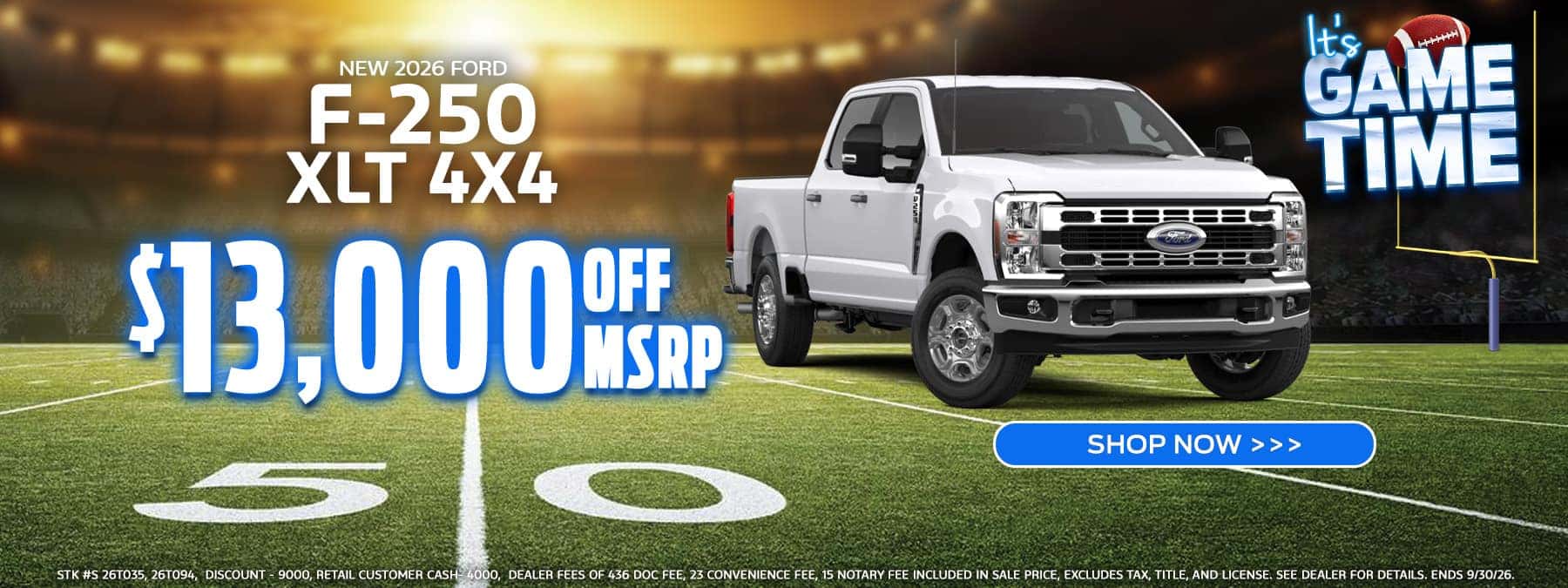 2026 2150 XLT $13000 off MSRP