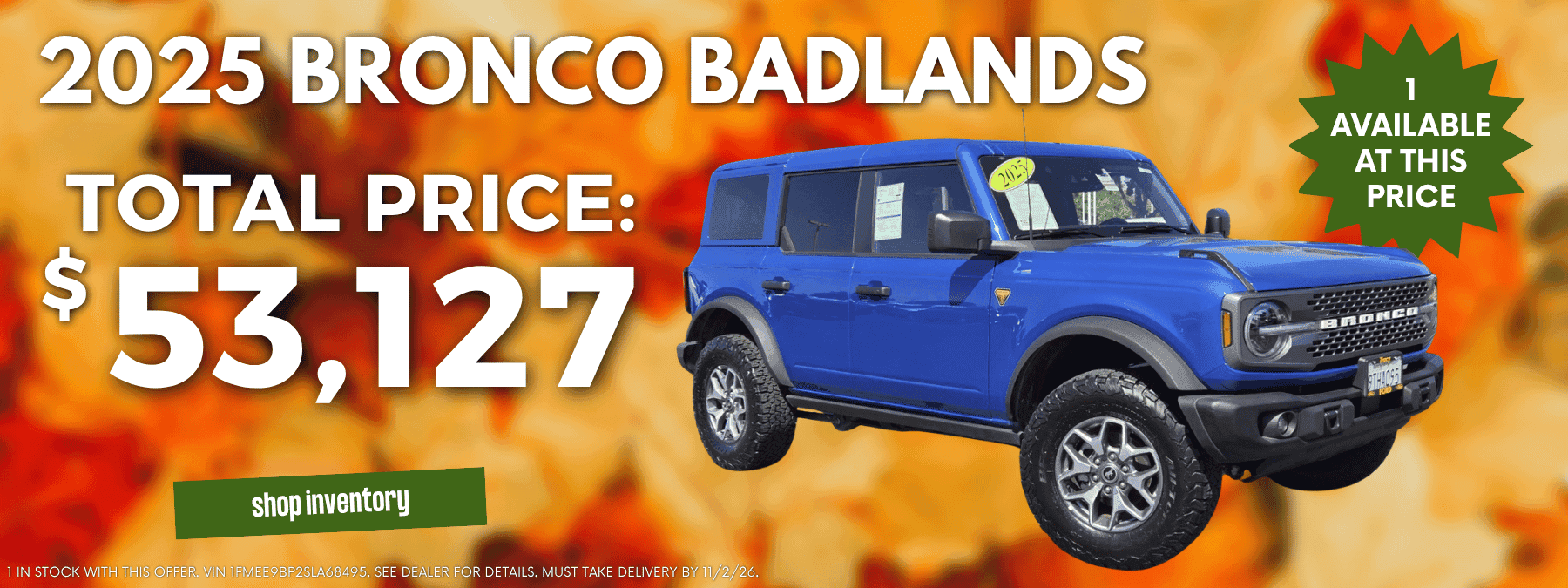 2025 Bronco Badlands