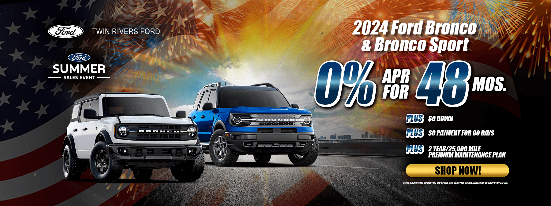 2024 Ford Bronco and Ford Bronco Sport