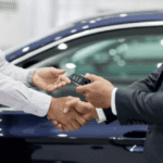 Car keys in hand