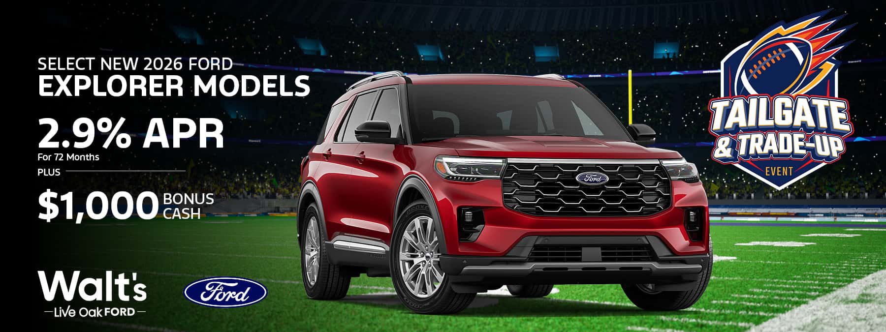 Select New 2026 Ford Explorer Models
