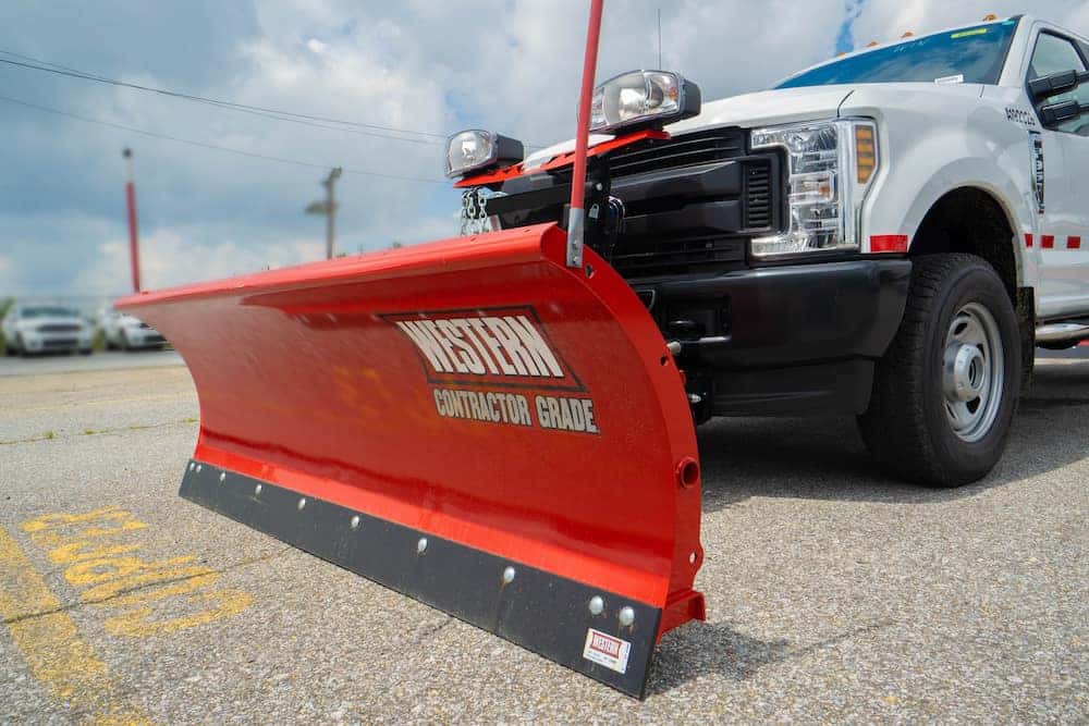 Western Snow Plow on Ford Super Duty